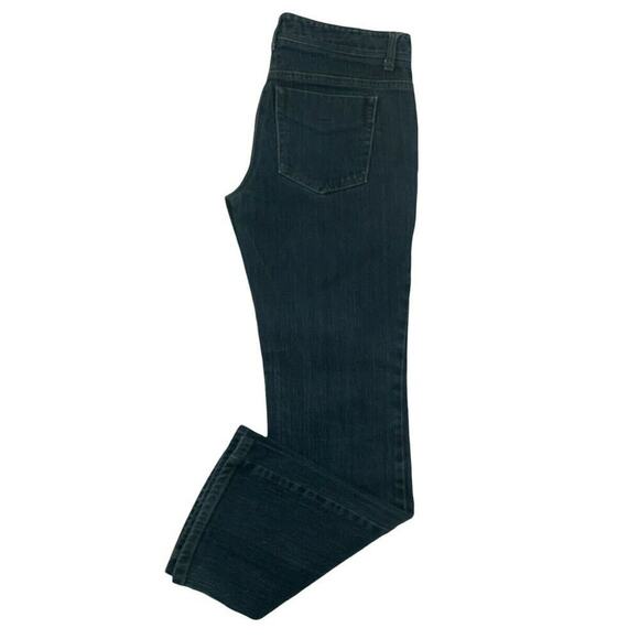 Theory Jeans Women's Size 2 Bootcut Straight Leg Stretch Dark Wash Pockets Denim - Picture 3 of 10